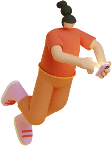 Abstract person illustration